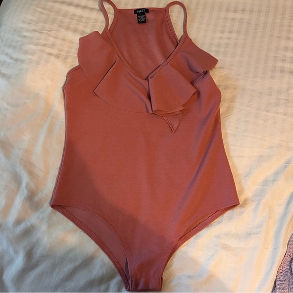 Rue21 Tops - Rue21 Ruffle Bodysuit